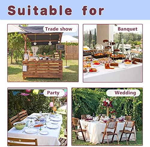 HolidayIdeas Fitted Taupe Table Covers 2 Pack