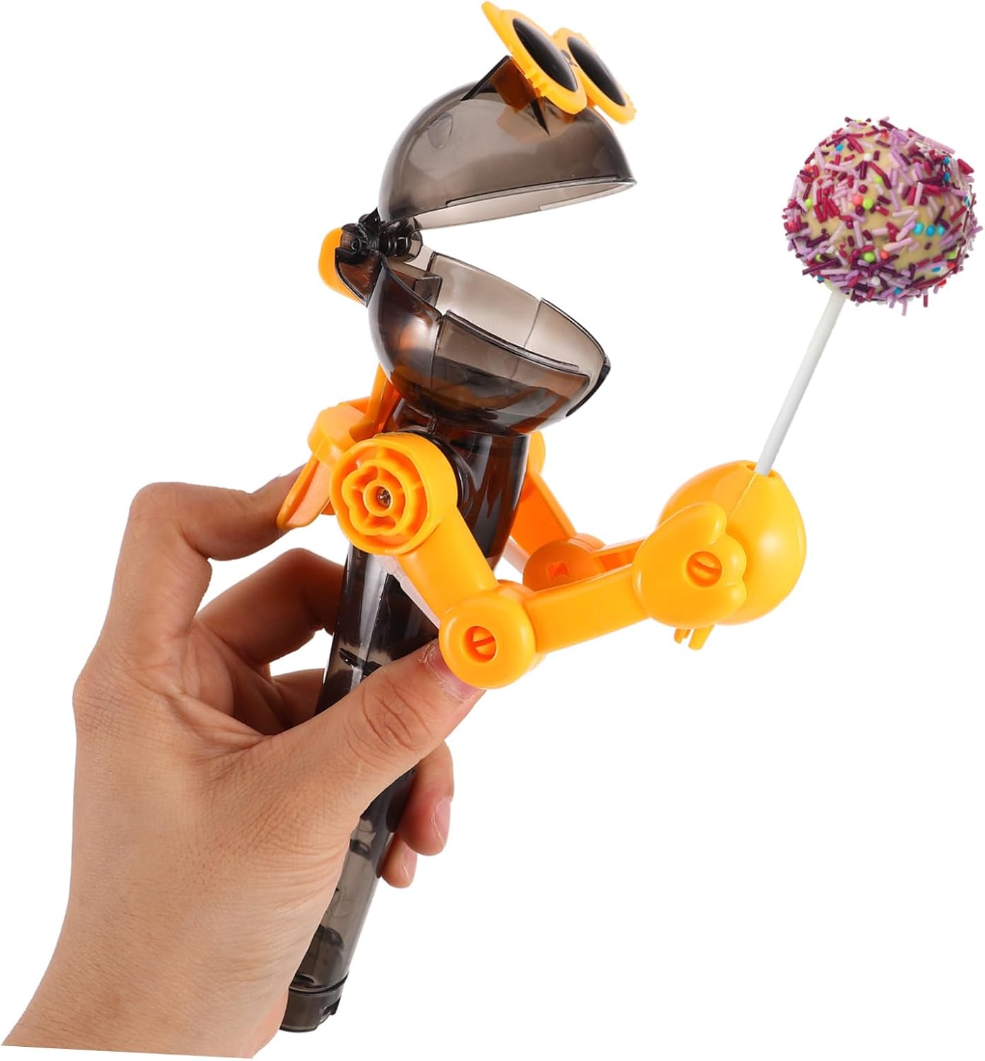 Luxshiny 2pcs Robot Lollipop Holder Candy Server for Kids
