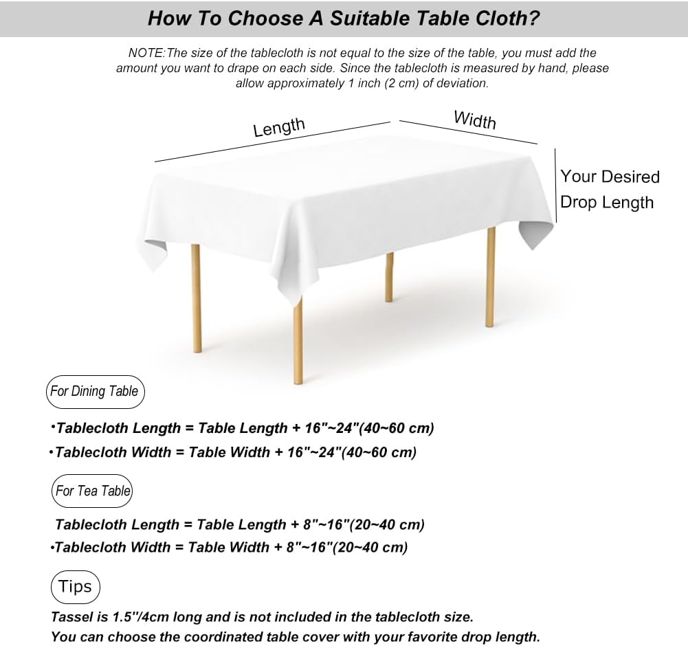 Meioro Rustic Table Cloth Grey 55x55