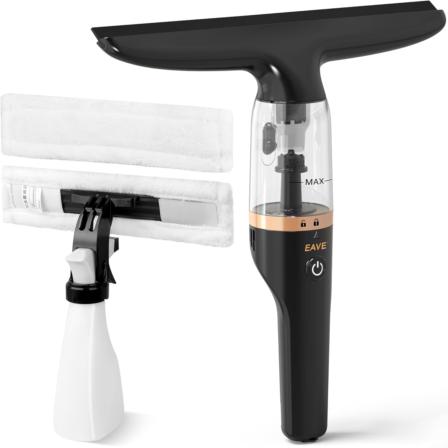 Eave Rechargeable Window Vacuum Squeegee Set