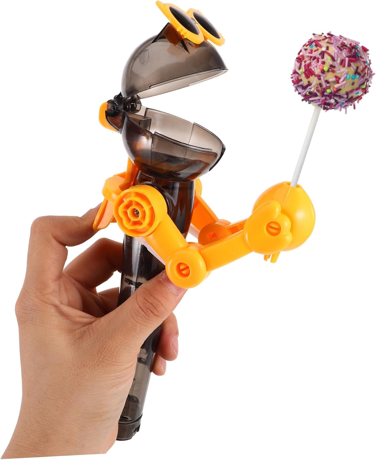 2pcs Cartoon Robot Lollipop Candy Holder for Halloween Party