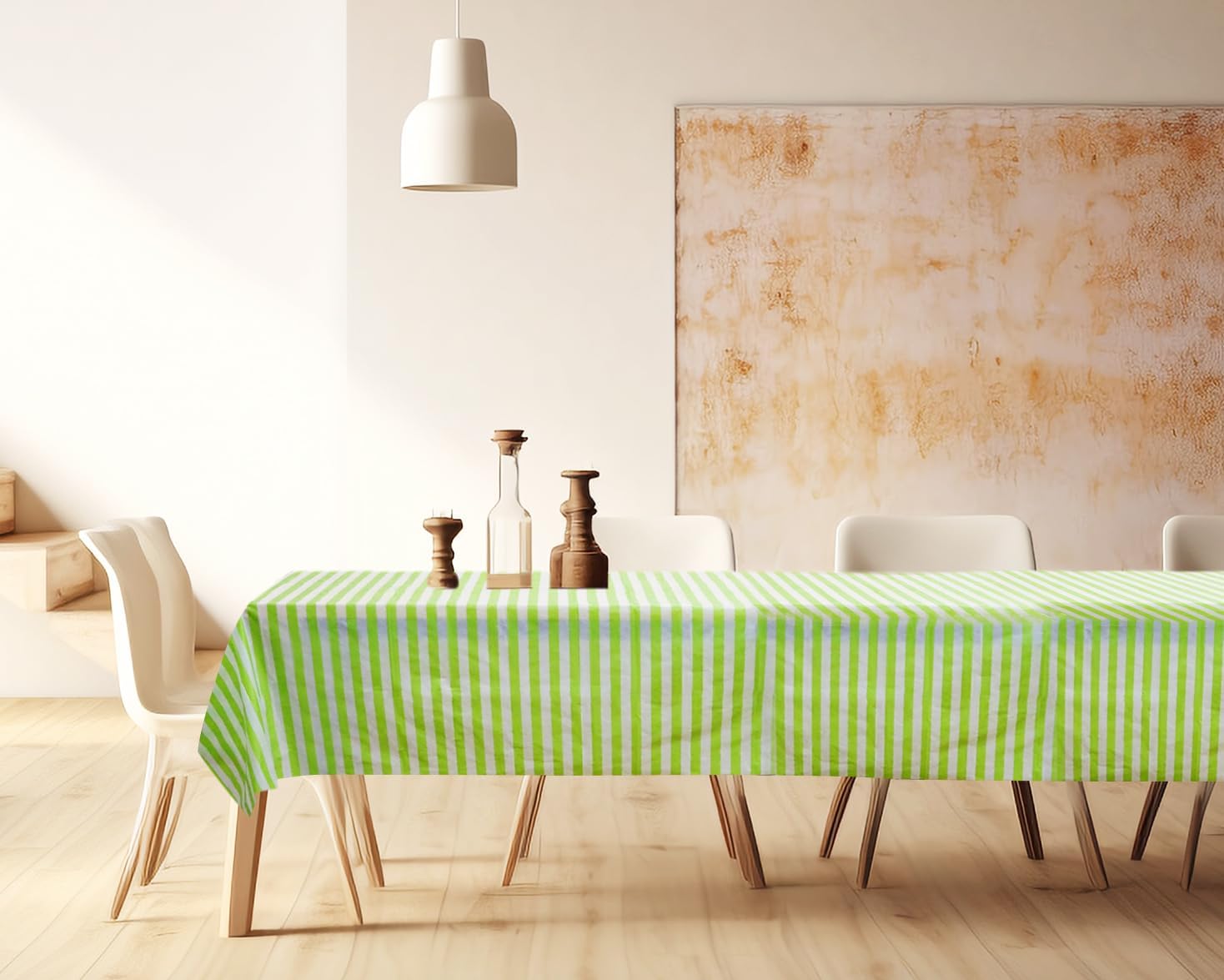 PPhtony Party Table Cover Plastic Washable 1078x54 Inch