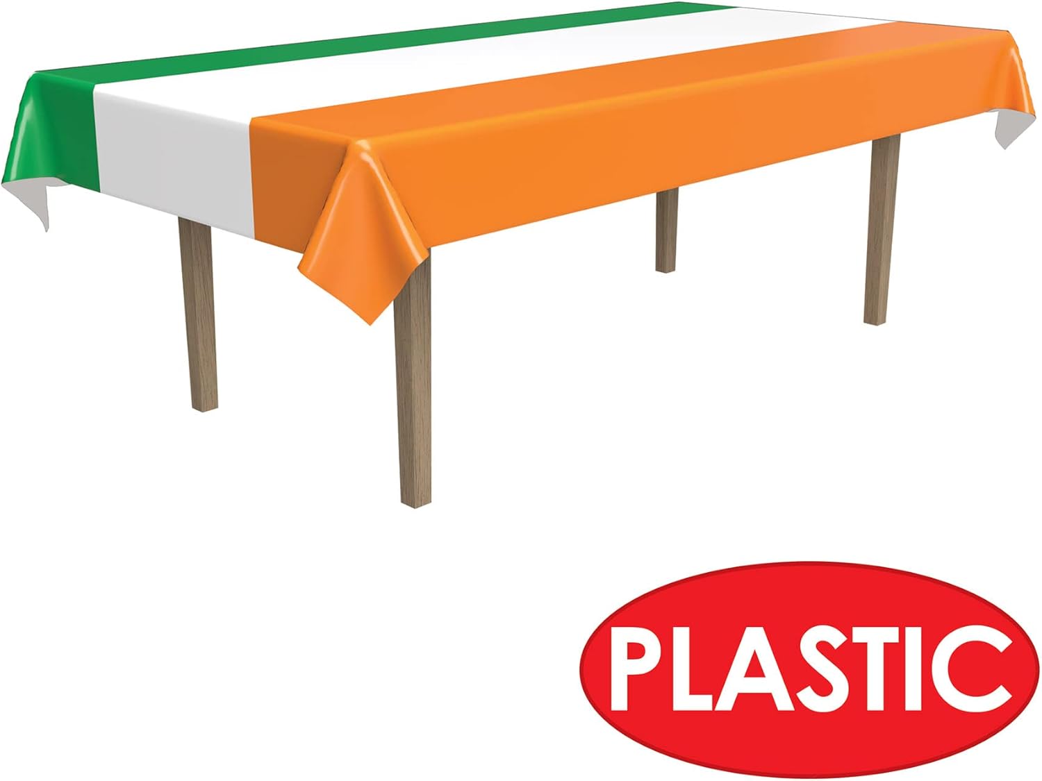 Beistle Irish Tablecover St Patricks Day Decor