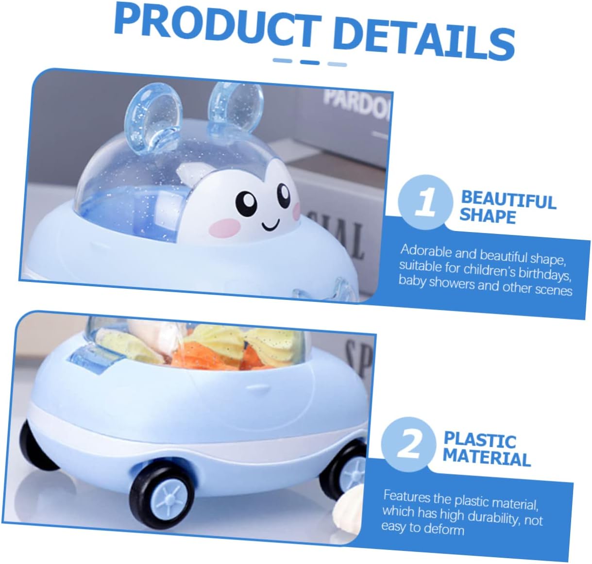 Adorable Plastic Candy Server for Parties and Celebrations