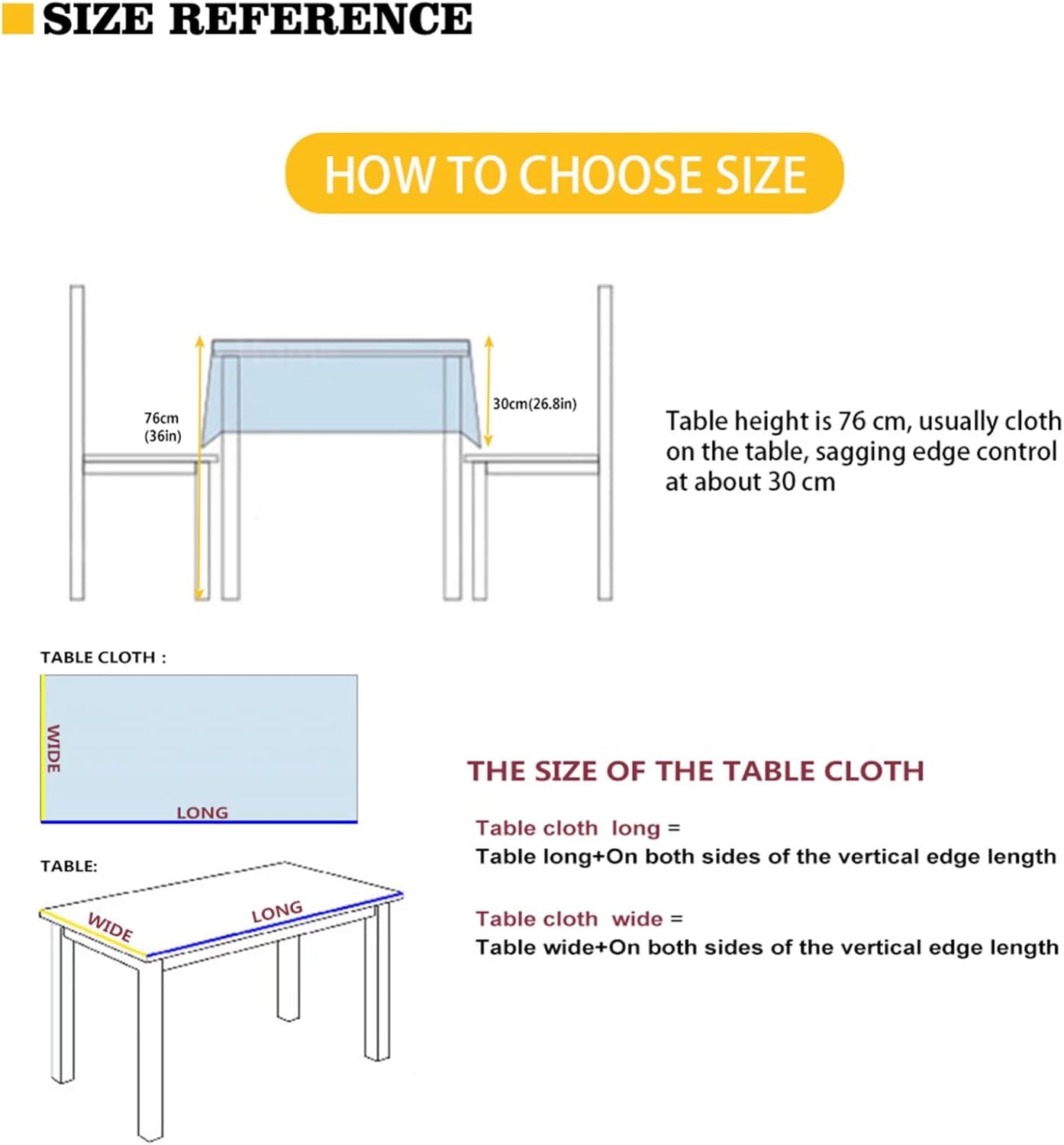 Black Grey Heavy Duty Tablecover Protector 52x52 Inch Rectangle for Kitchen Dining Parties