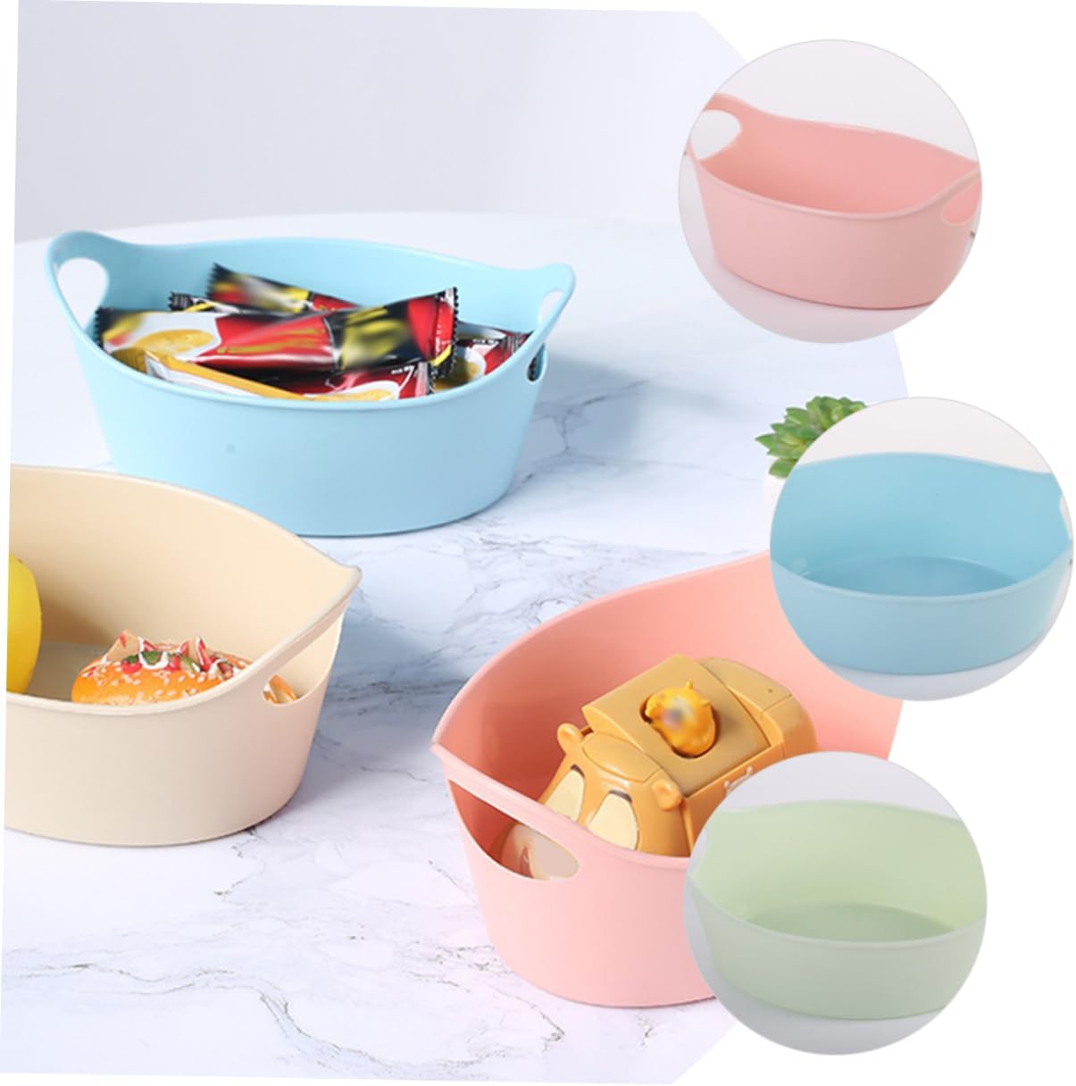 4PCS Snack Ingot Candy Holder for Parties and Home Decor