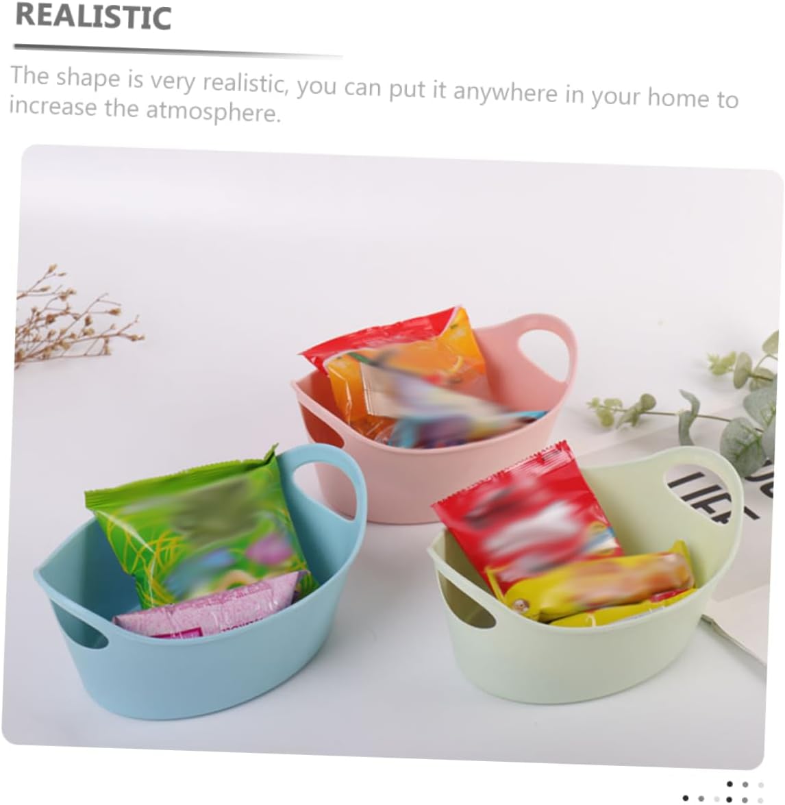 MERRYHAPY 4pcs Ingot Shape Candy Server for Home Decor and Parties