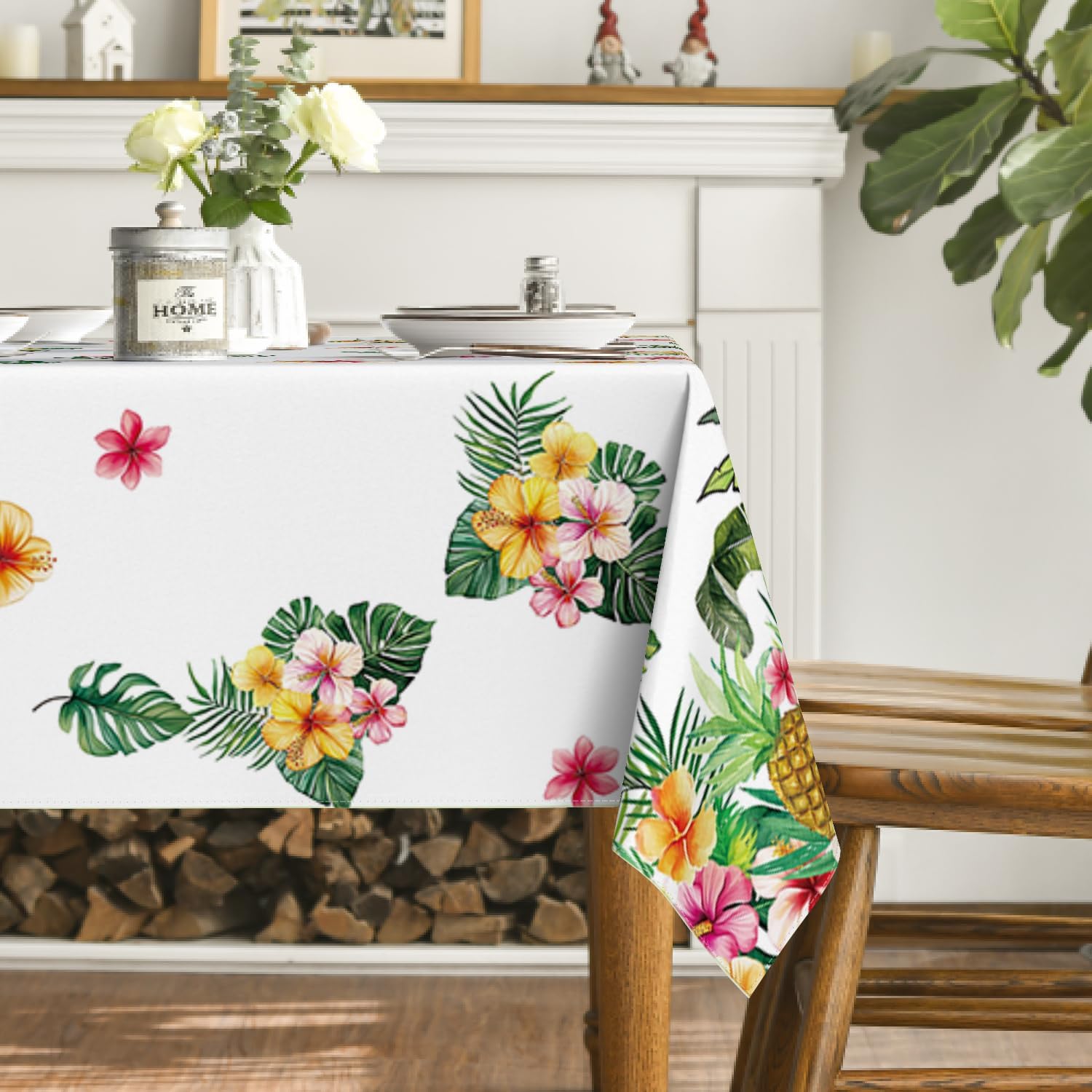 Horaldaily Summer Tablecloth 60x84 Inch Rectangular