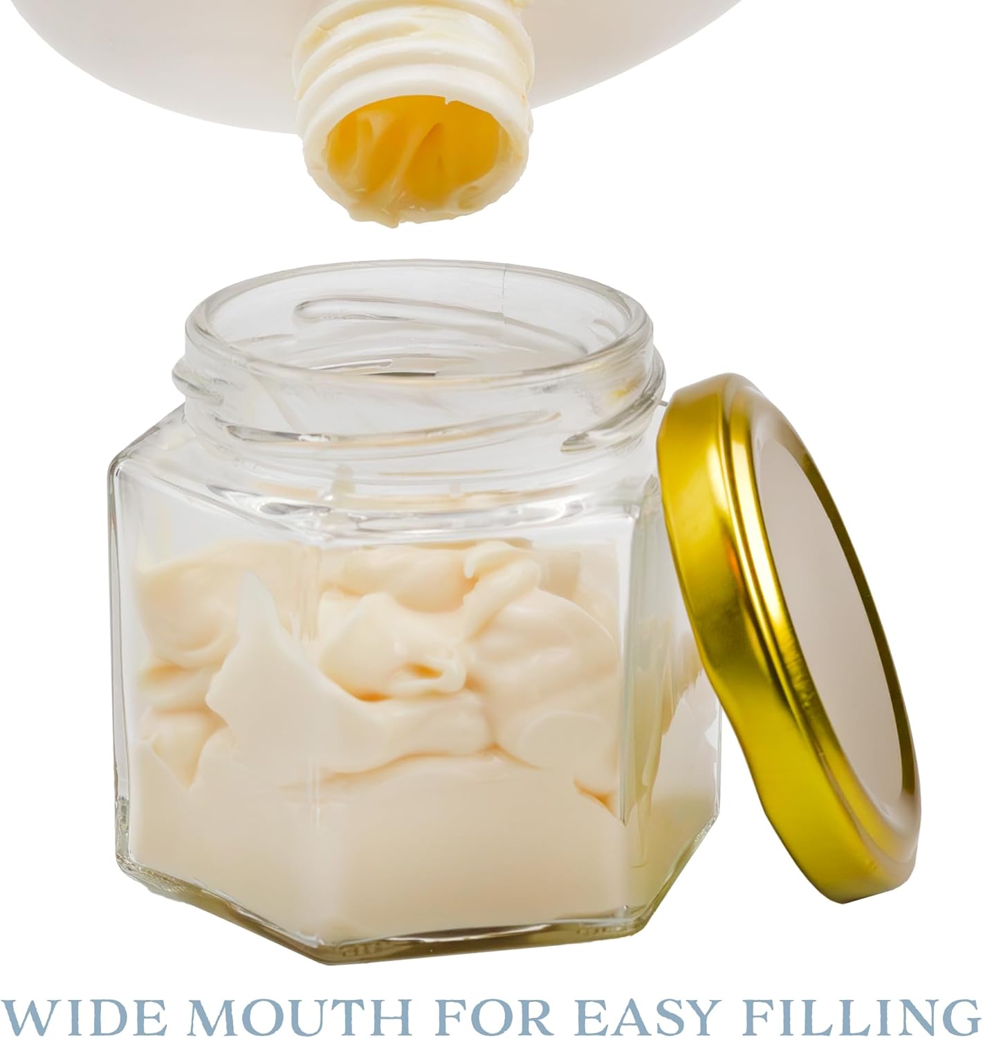 Cornucopia Brands 4-Ounce Hexagon Jars 24-Pack
