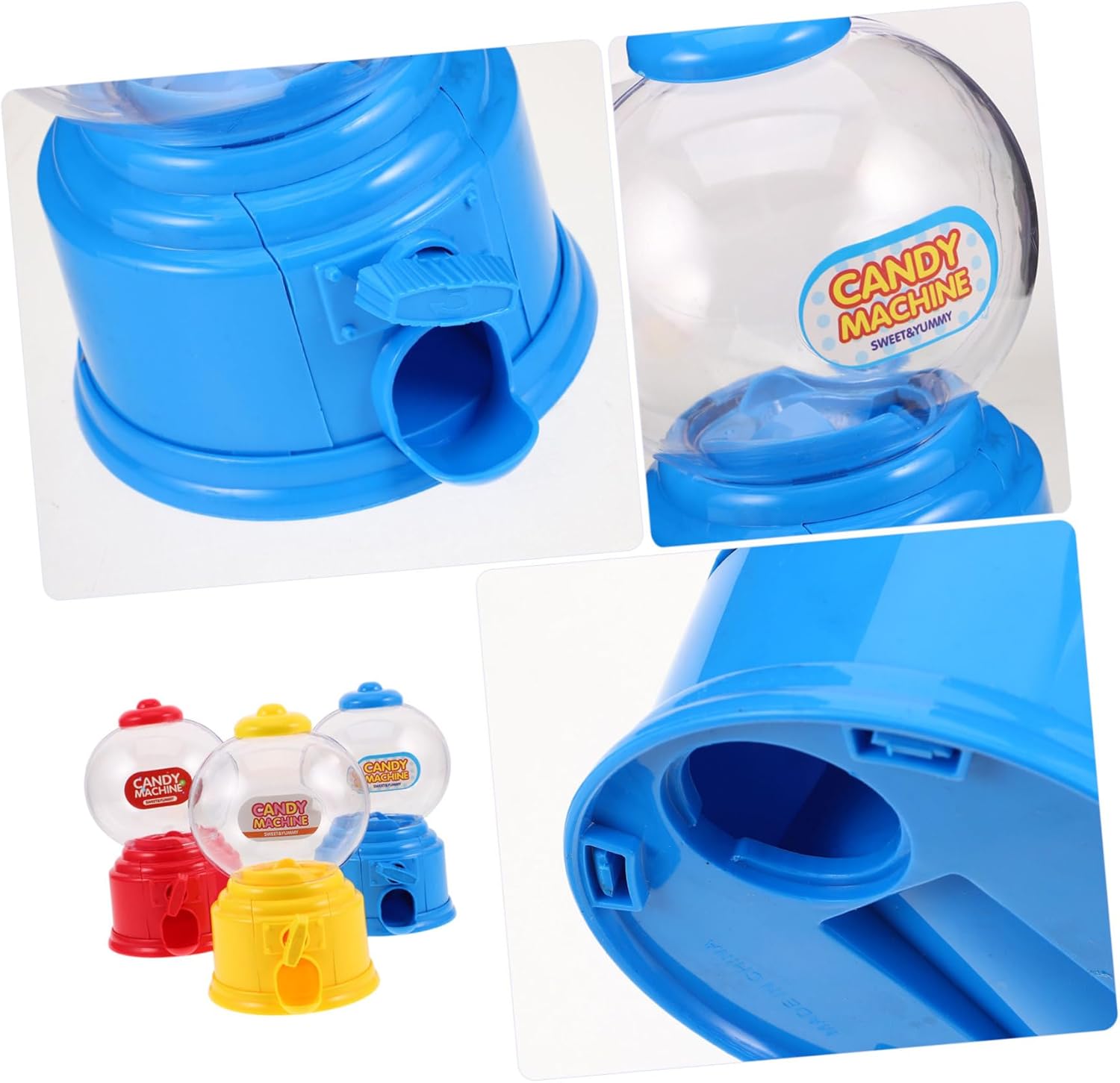 3pcs Cute Snack Vending Machine for Parties Birthdays and Weddings Fun Desktop Candy Dispenser