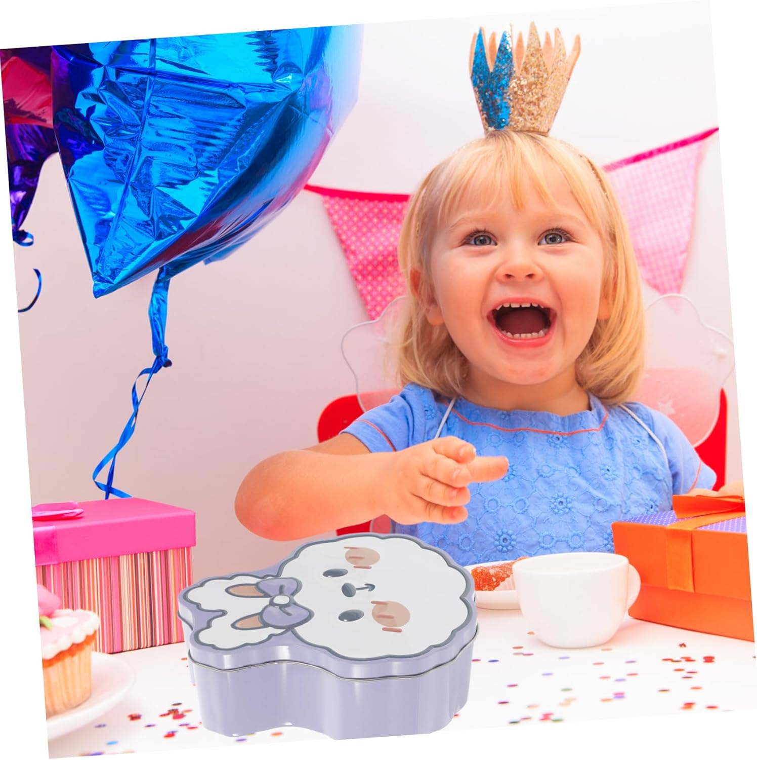 PRETYZOOM Decorative Rabbit Candy Box with Lids for Christmas and Party Favors