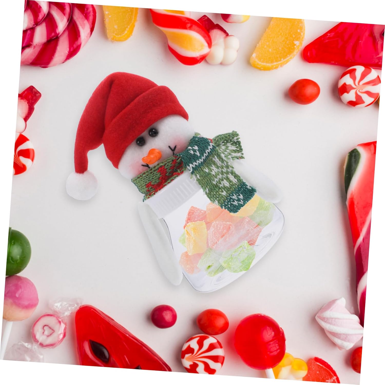 5Pcs Snowman Candy Boxes for Christmas Party and Gifting