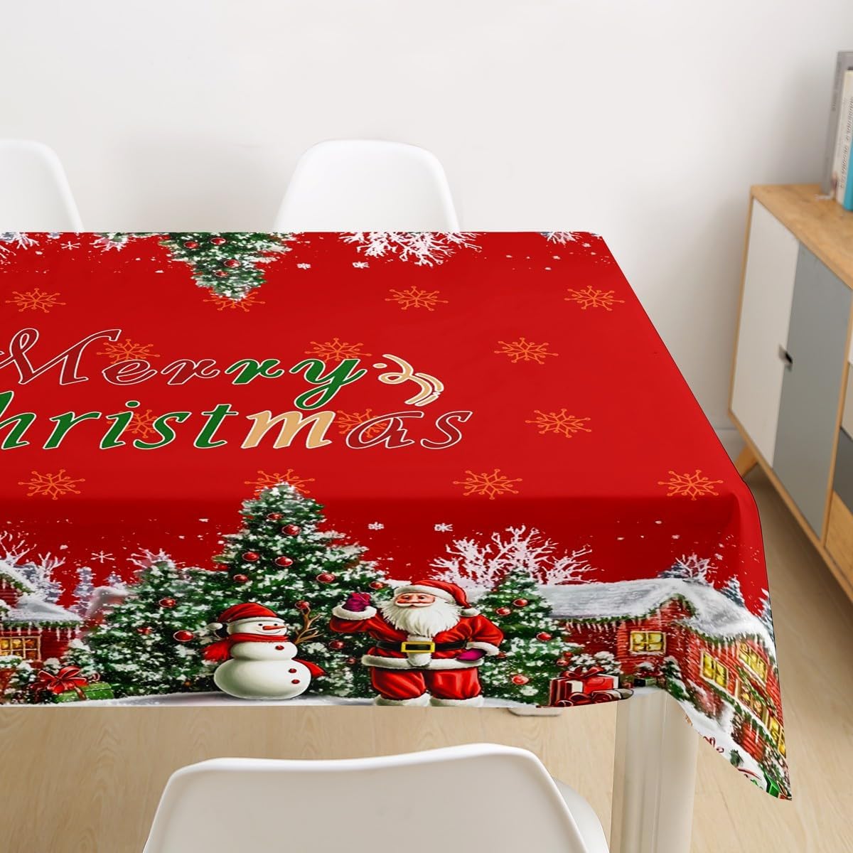Castle Fairy Christmas Tablecloths for Kids
