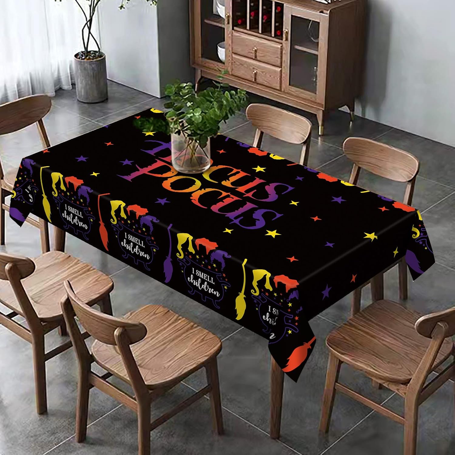 Hafangry Halloween Table Cloth - 60x84 Inch