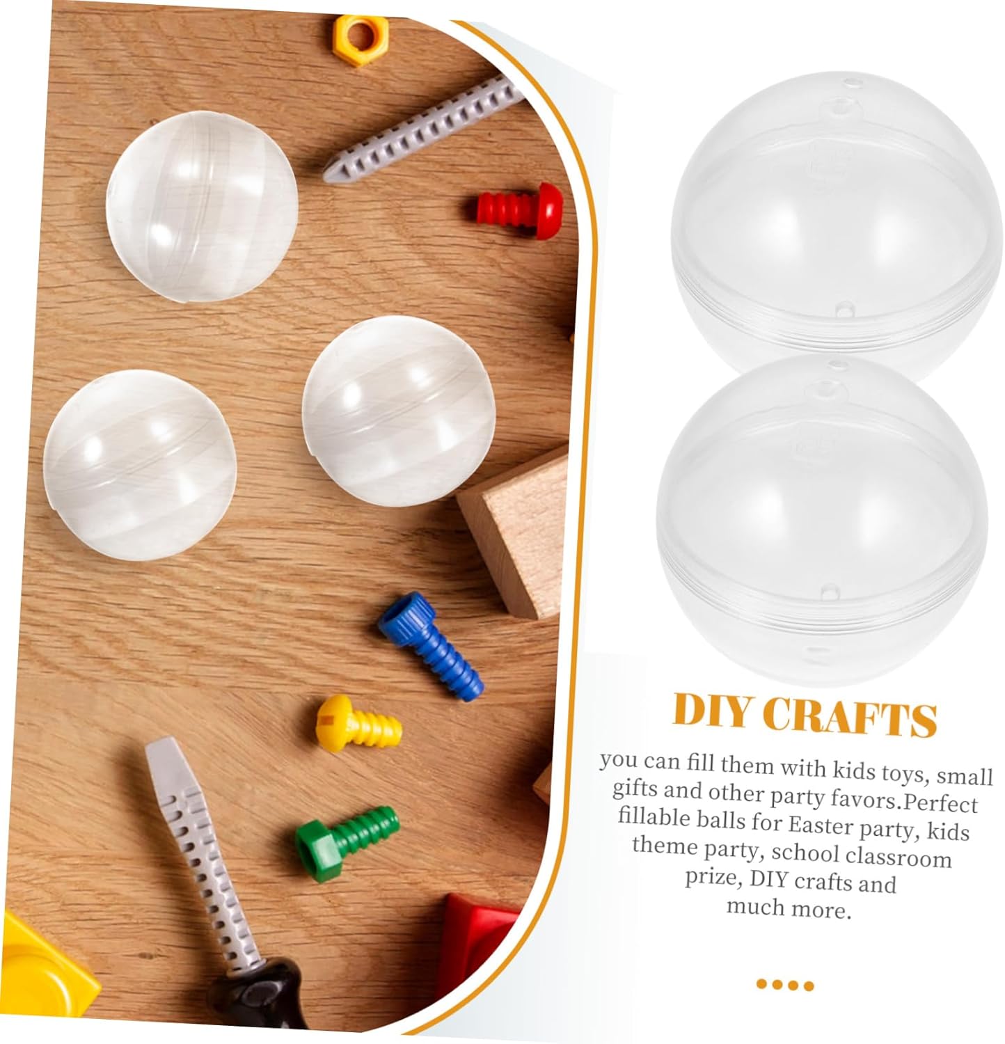 30pcs Candy Fillable Balls for Kids Storage and Display