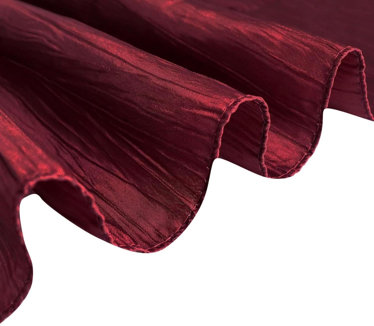 Balsa Circle 72x72 Inch Burgundy Table Overlay