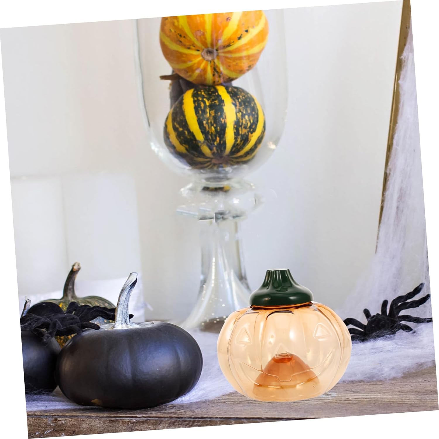 4pcs Halloween Pumpkin Buckets for Candy Storage