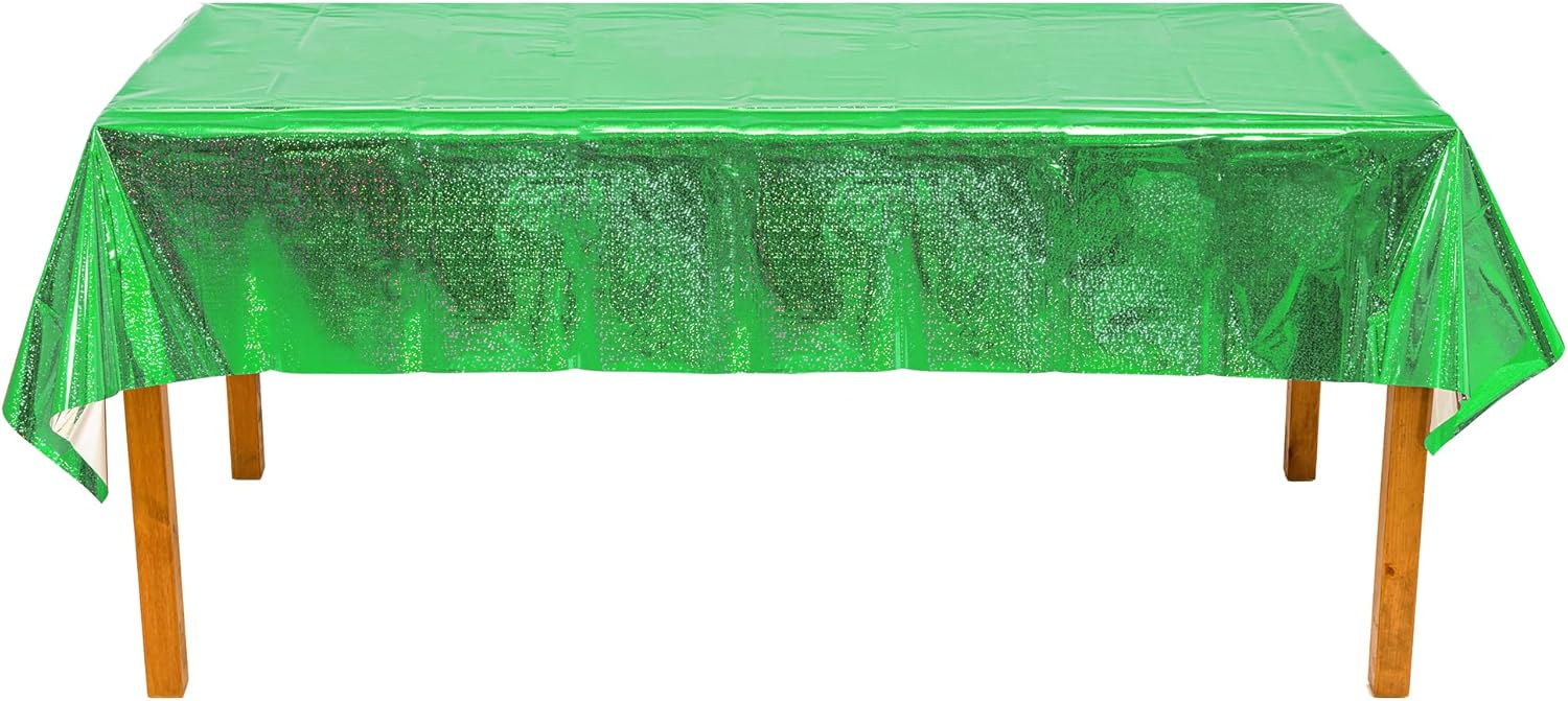 GREATRIL Green Table Cover 54 x 108 - 2 Packs