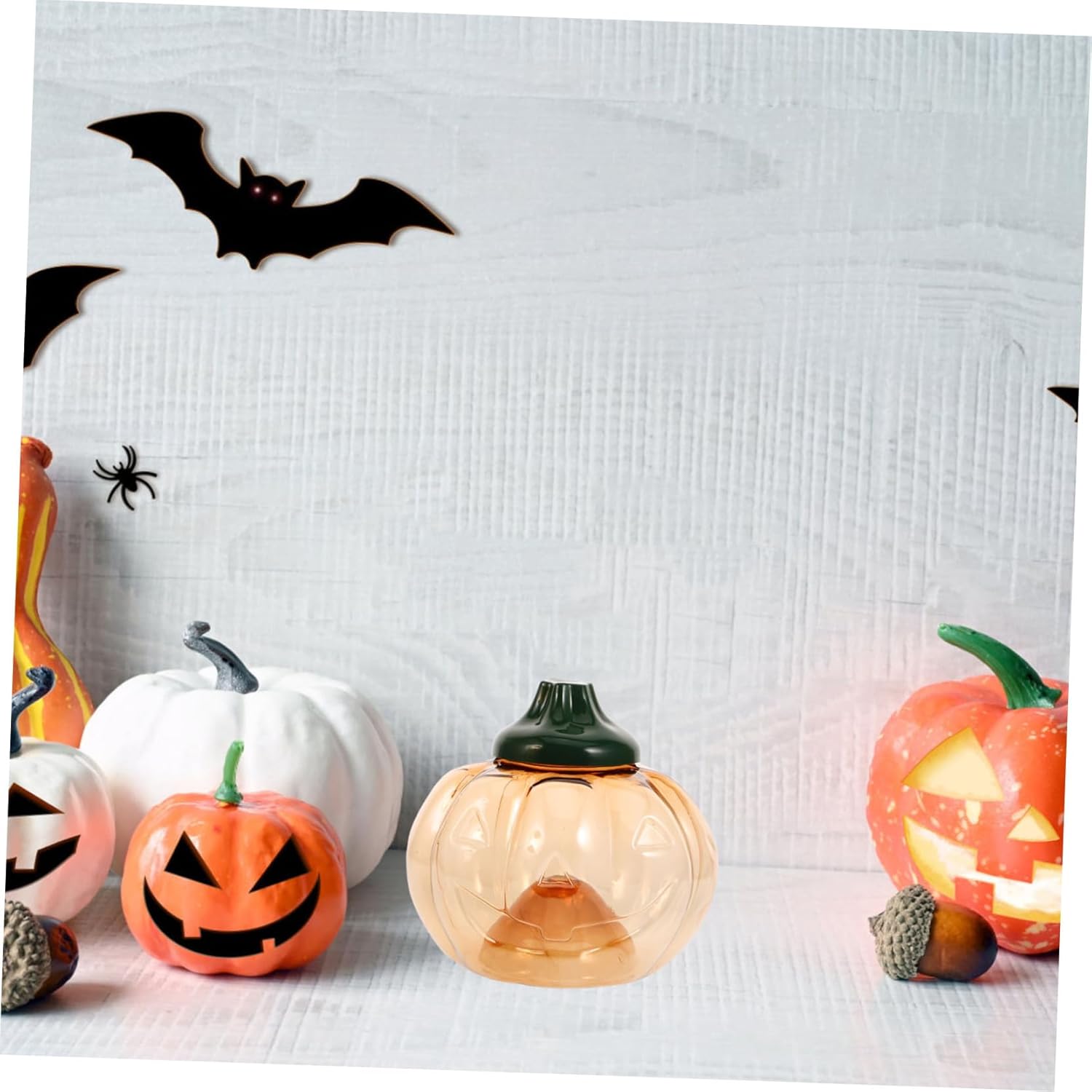 4pcs Halloween Pumpkin Buckets for Candy Storage