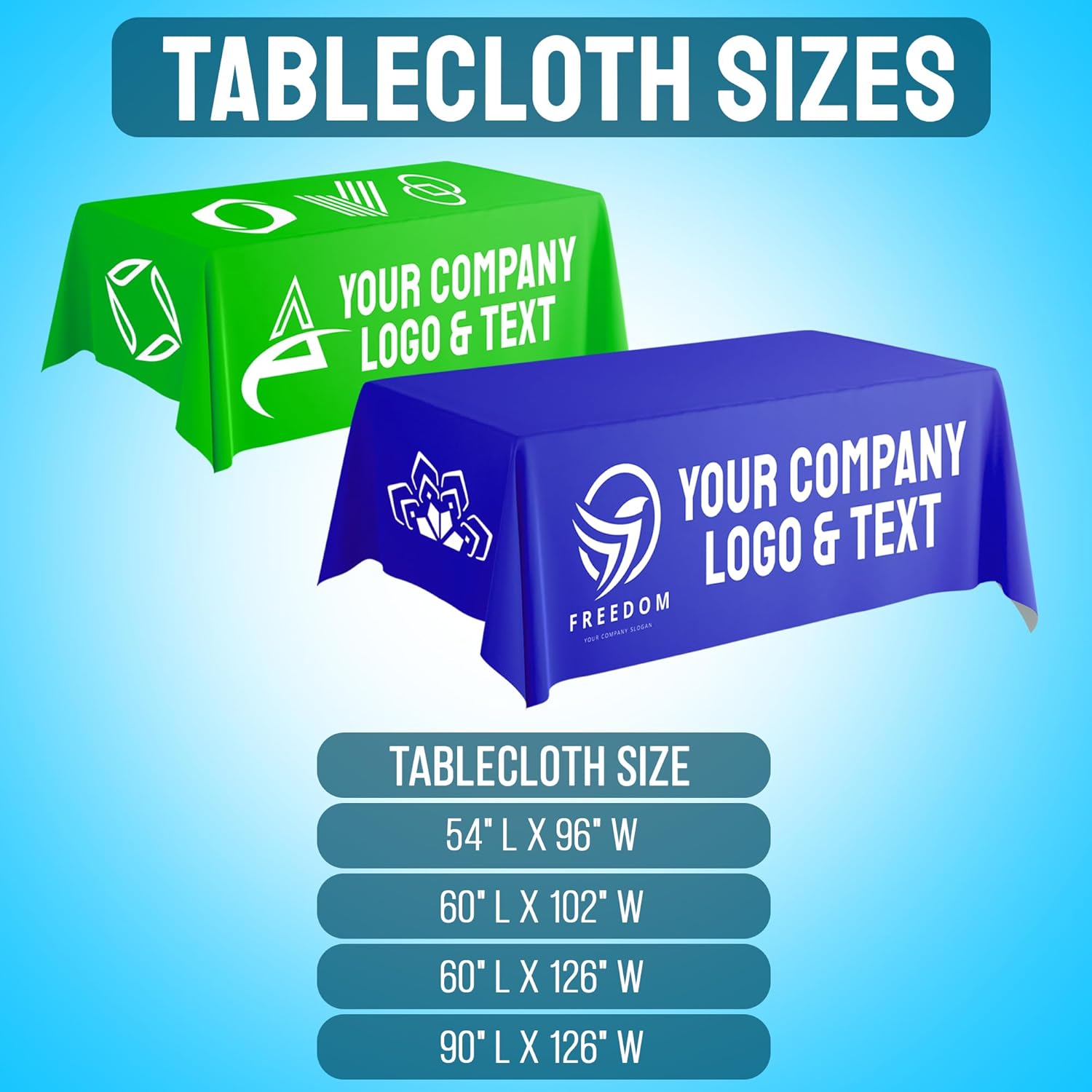 Personalized Tablecloth for Events - Made in USA
