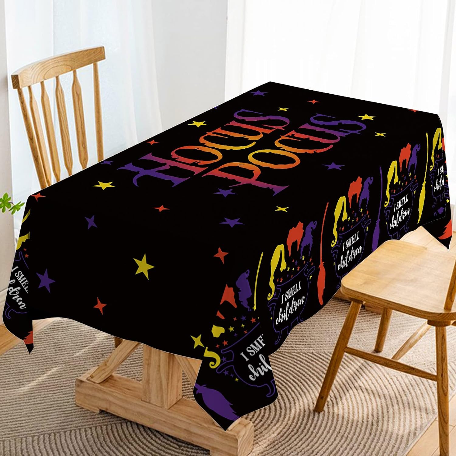 Hafangry Halloween Table Cloth - 60x84 Inch