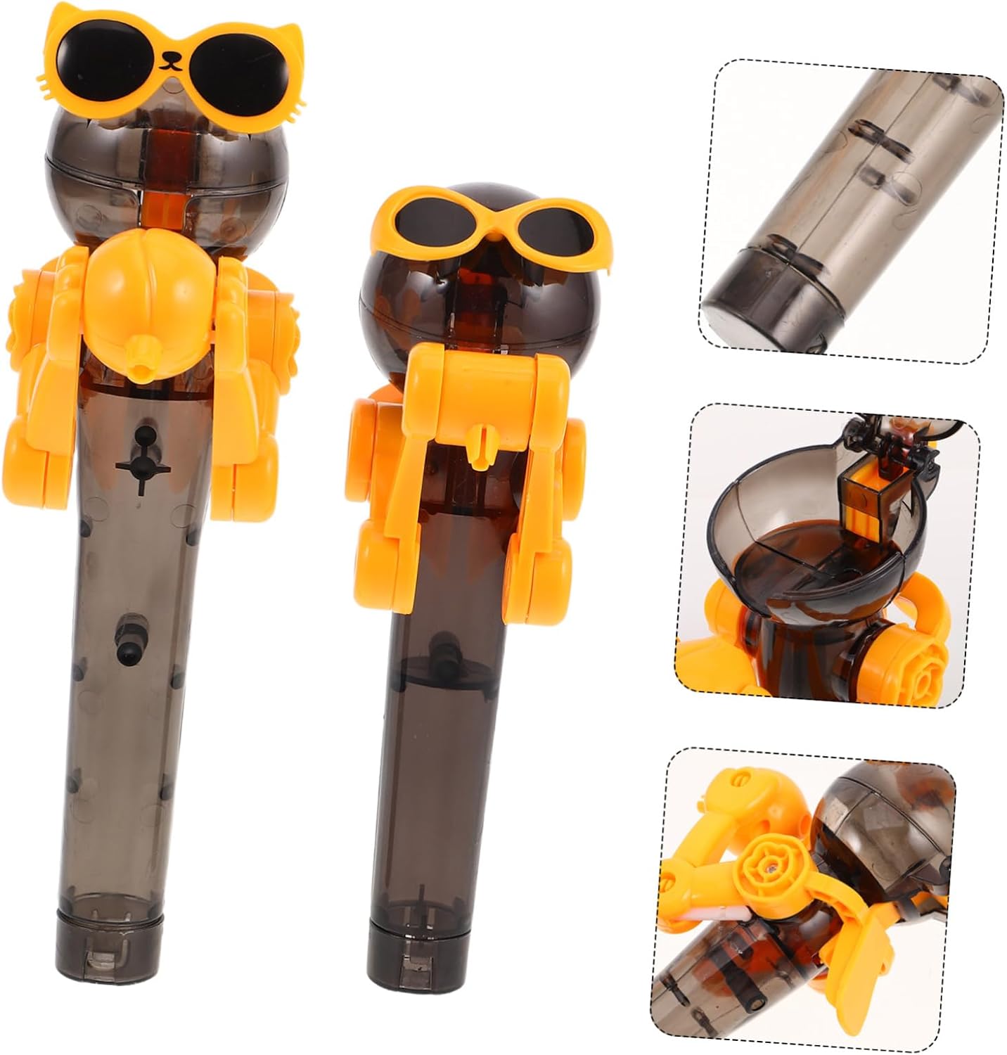 Luxshiny 2pcs Robot Lollipop Holder Candy Server for Kids