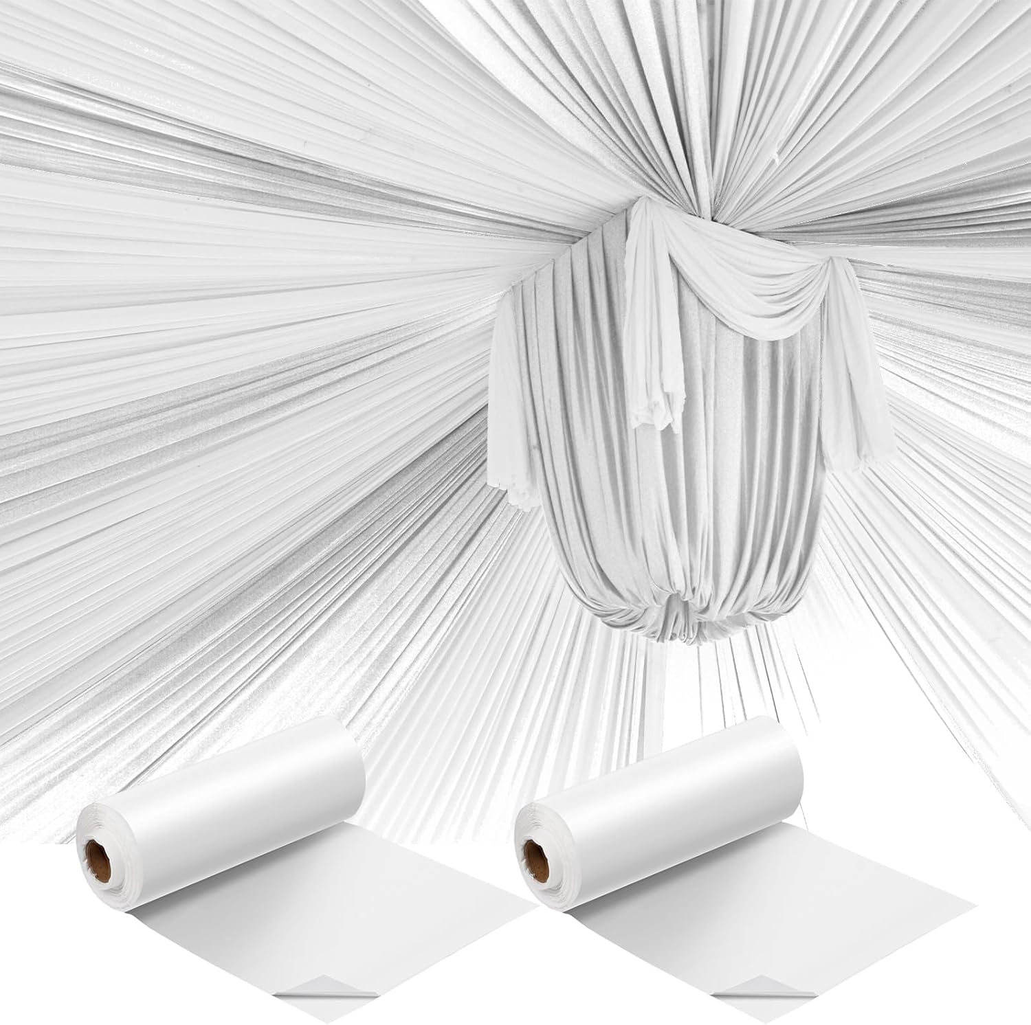 Moukeren 40 x 100 Plastic Tablecloth Roll