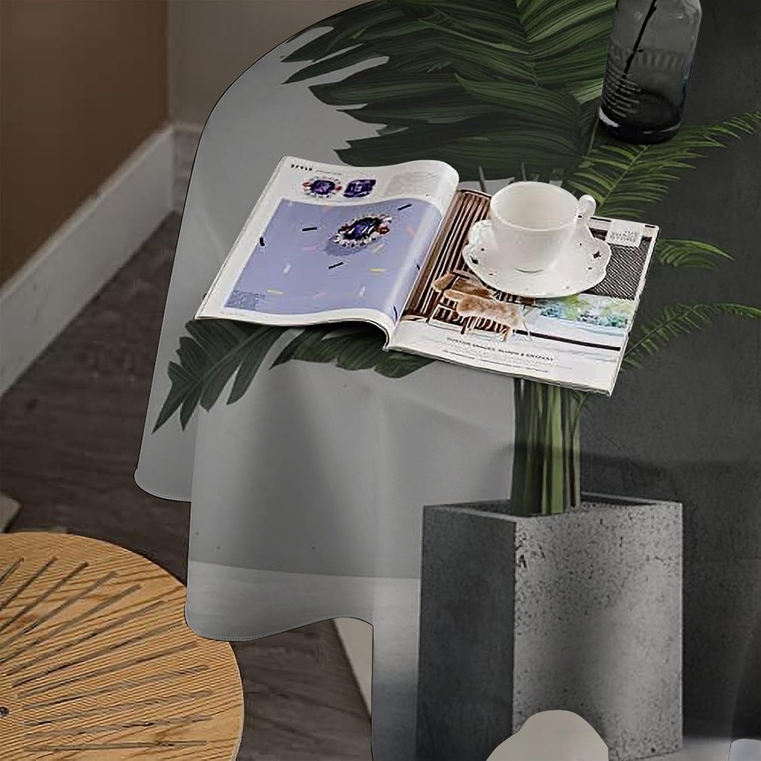 70 Inch Spill-Proof Tablecloth with Elegant Design
