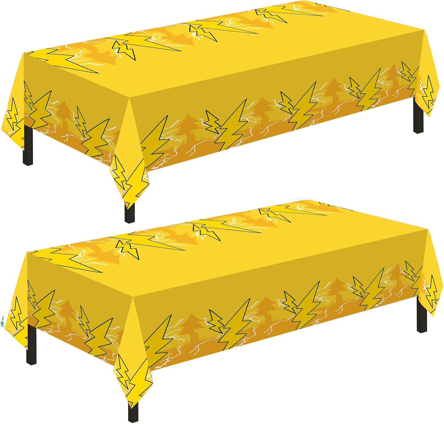 2 Pack Different Birthday Tablecloths 54X108 Inch Decorative