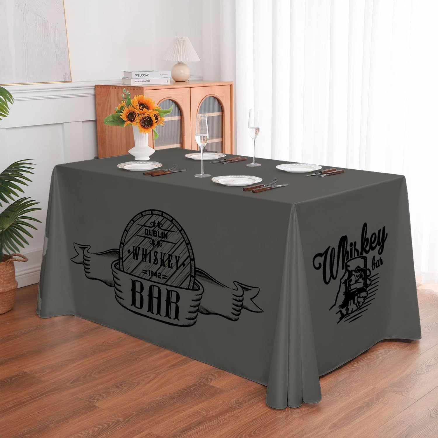 Custom Table Cloth with Business Logo for Events