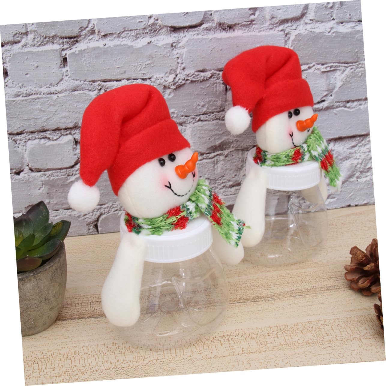 5Pcs Snowman Candy Boxes for Christmas Party and Gifting