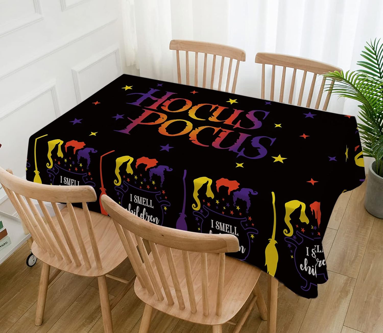 Hafangry Halloween Table Cloth - 60x84 Inch