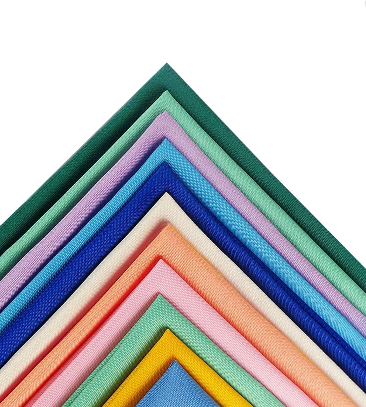 Polyester Tablecloth Multicolour Pack of 8 PCS Set