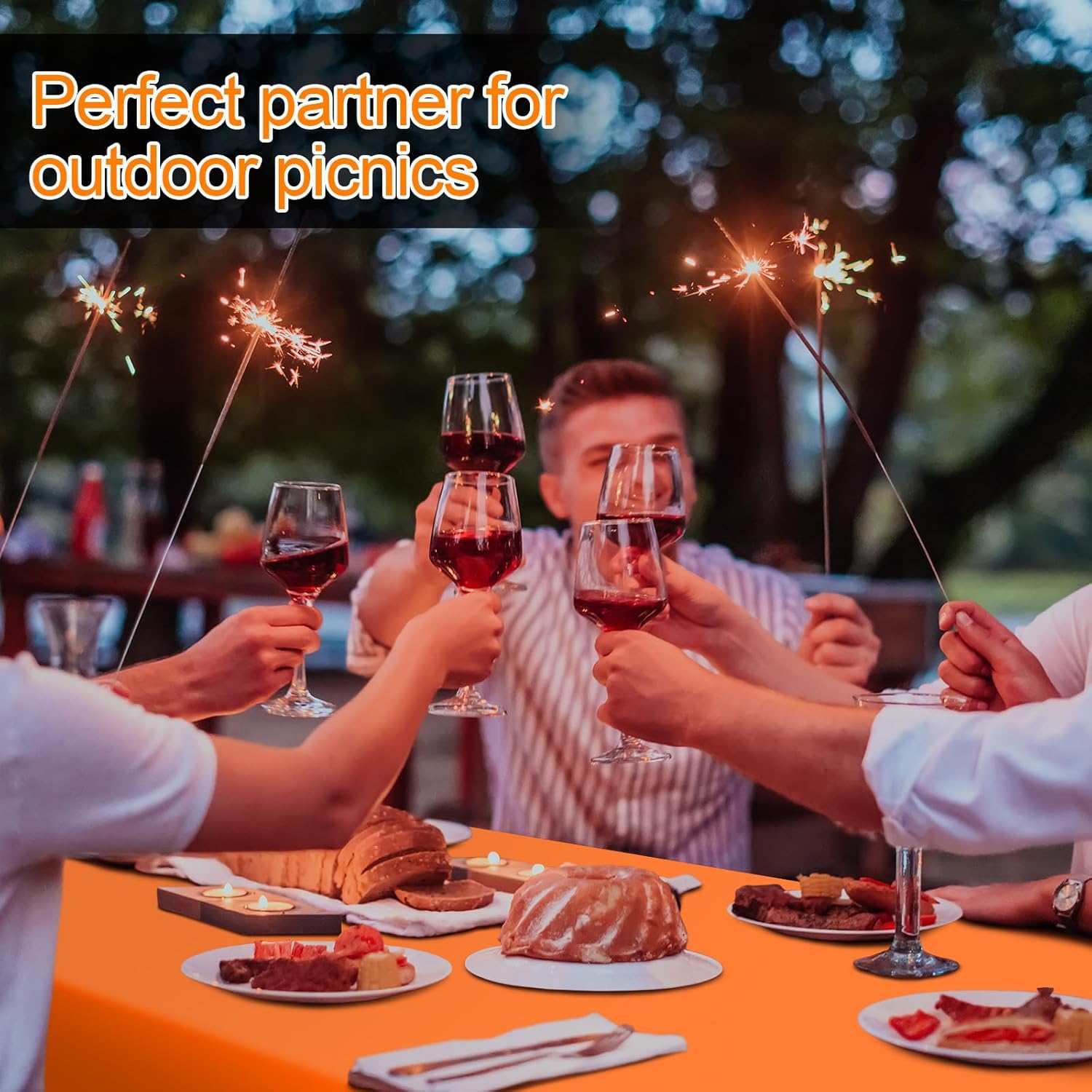 Peryiter 12 Pack Assorted Neon Plastic Tablecloths Rectangle 54x72 Inch