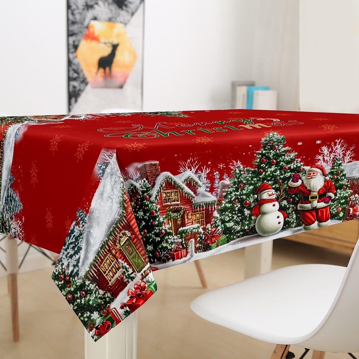 Castle Fairy Christmas Tablecloths for Kids