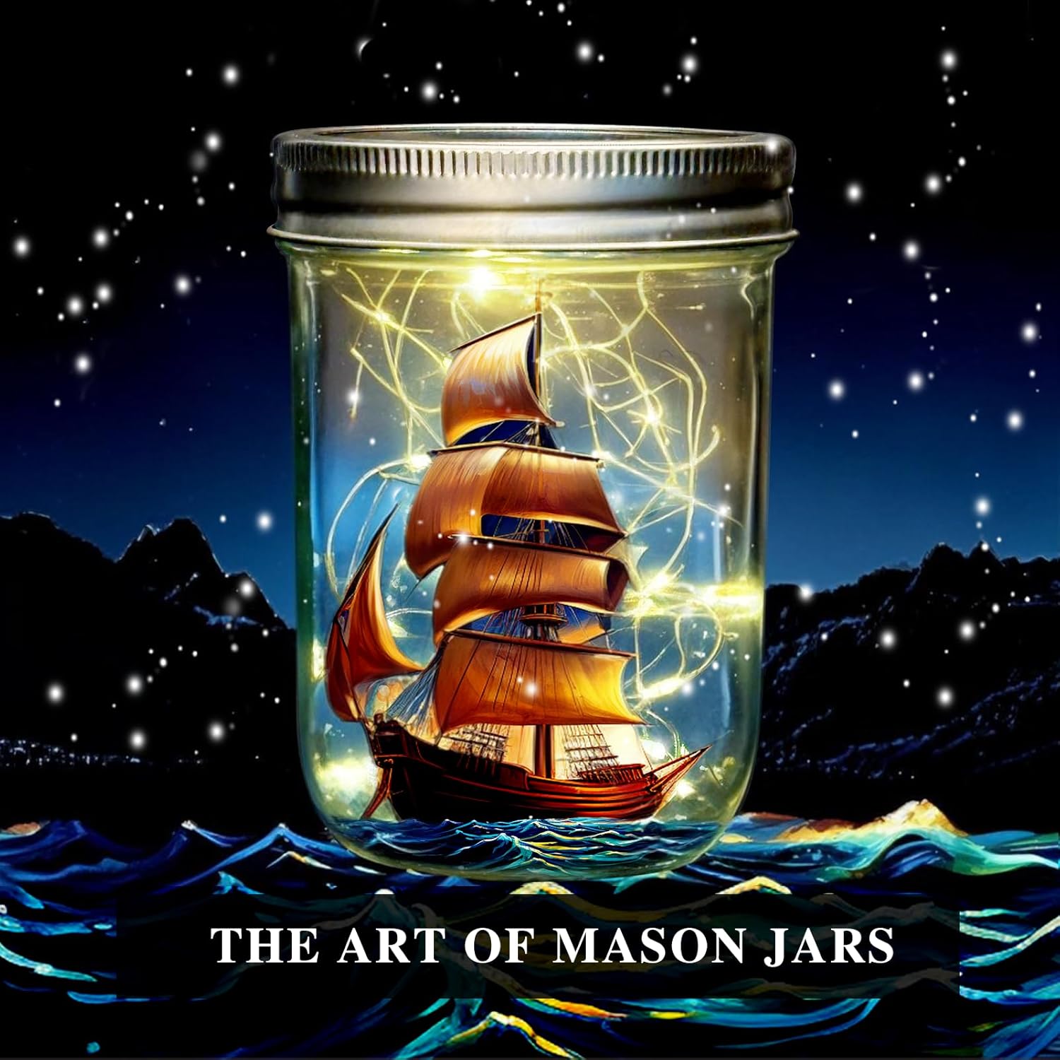 16oz Mason Jars with Lids 12 Pack Overnight Oats Containers for Jam and Canning