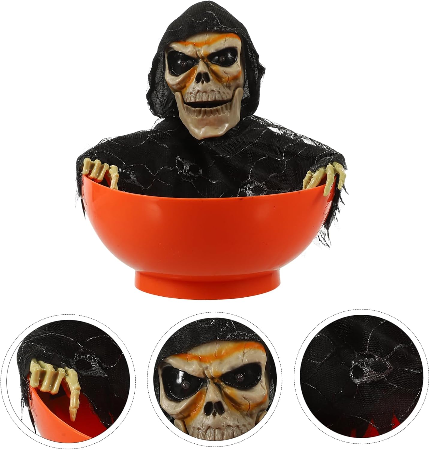 BESPORTBLE Halloween Candy Serving Dish with Light