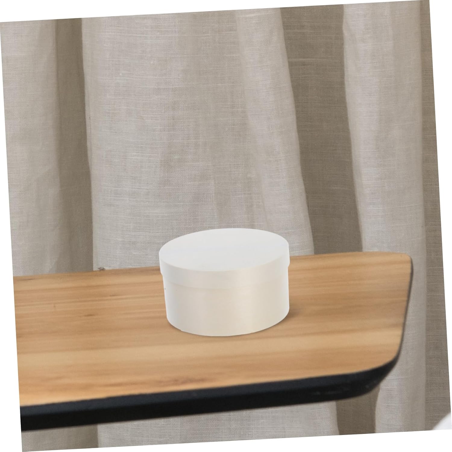 Healeved Round Wooden Box for Storage and Party Favors