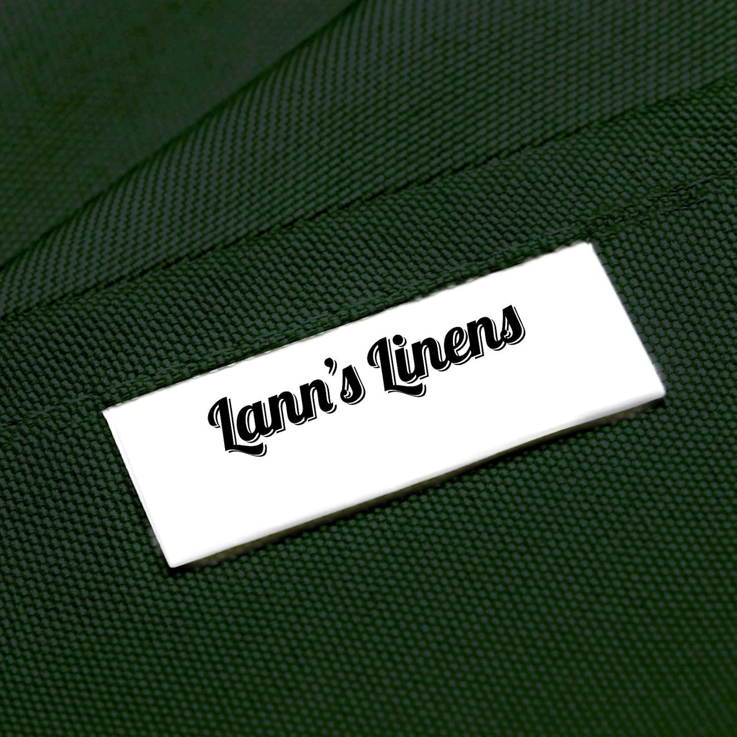 Lanns Linens 90 x 132 Hunter Green Tablecloth