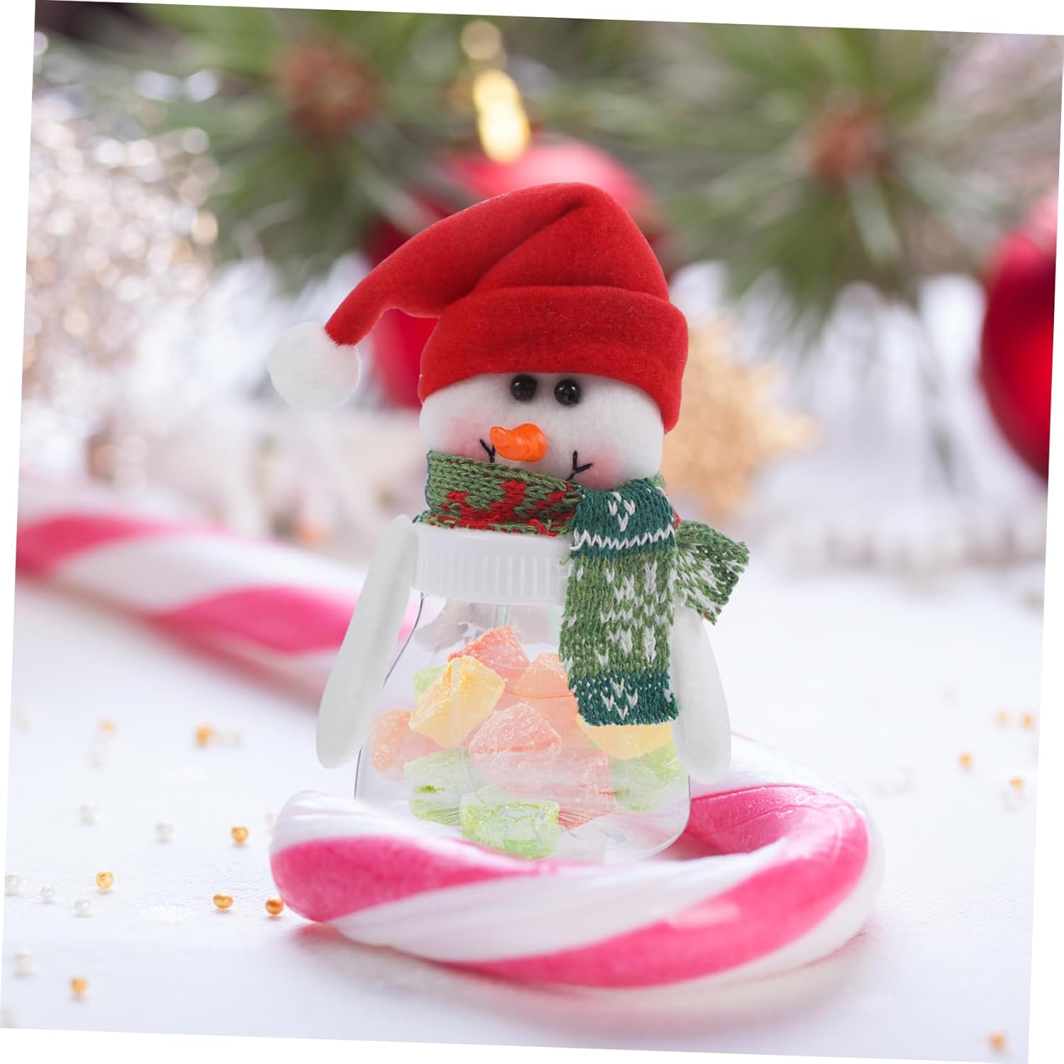 5Pcs Snowman Candy Boxes for Christmas Party and Gifting