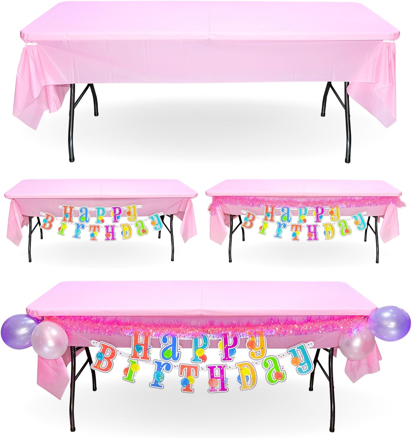 32 Pack Table Cover Clips for Plastic Tablecloths - Party Decor