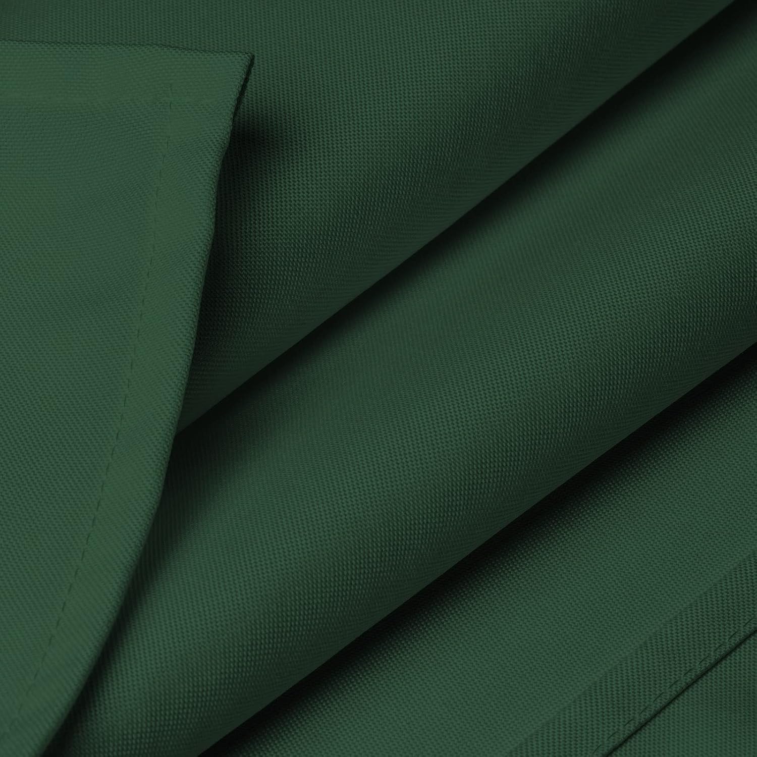 Lanns Linens 90 x 132 Hunter Green Tablecloth