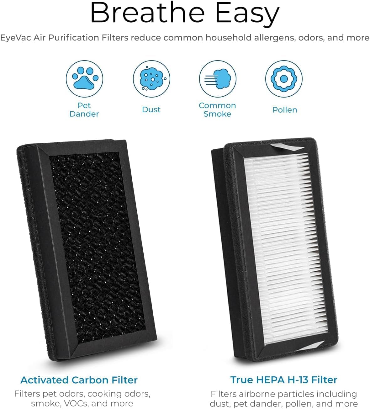 EyeVac Air 2-in-1 HEPA Air Purifier Touchless Vacuum