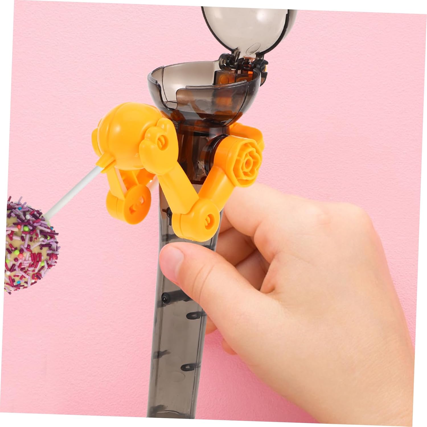 Luxshiny 2pcs Robot Lollipop Holder Candy Server for Kids