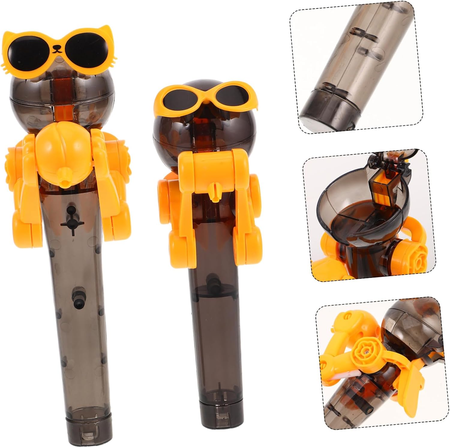 2pcs Cartoon Robot Lollipop Candy Holder for Halloween Party