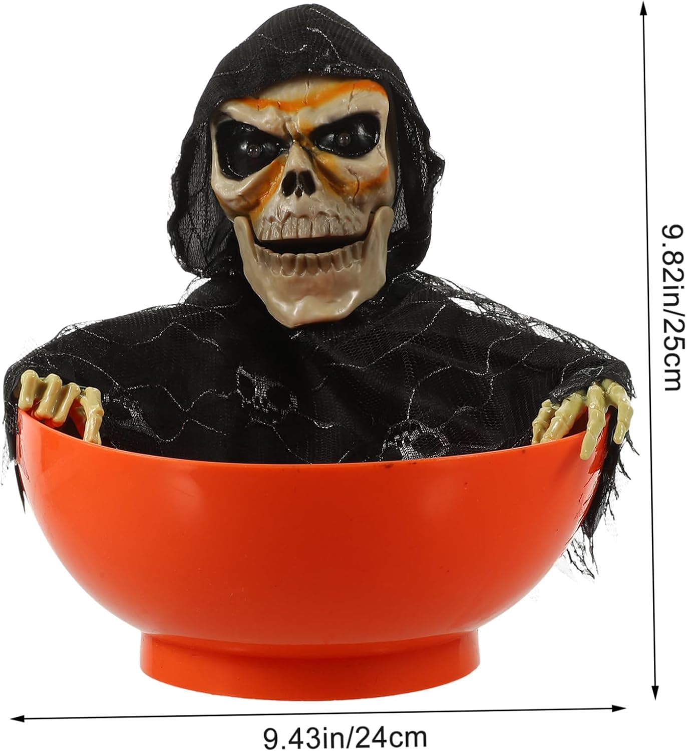 BESPORTBLE Halloween Candy Serving Dish with Light