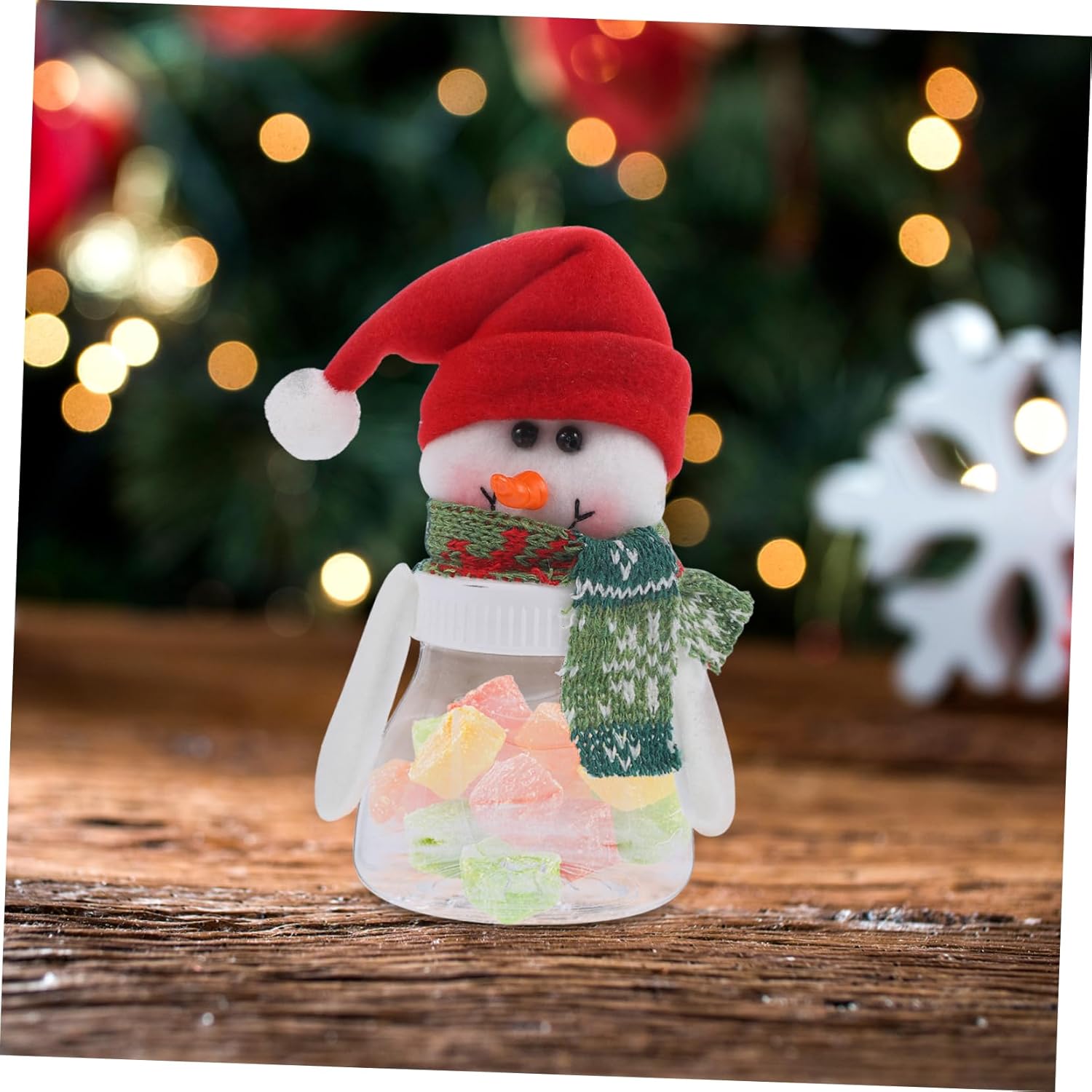 5Pcs Snowman Candy Boxes for Christmas Party and Gifting