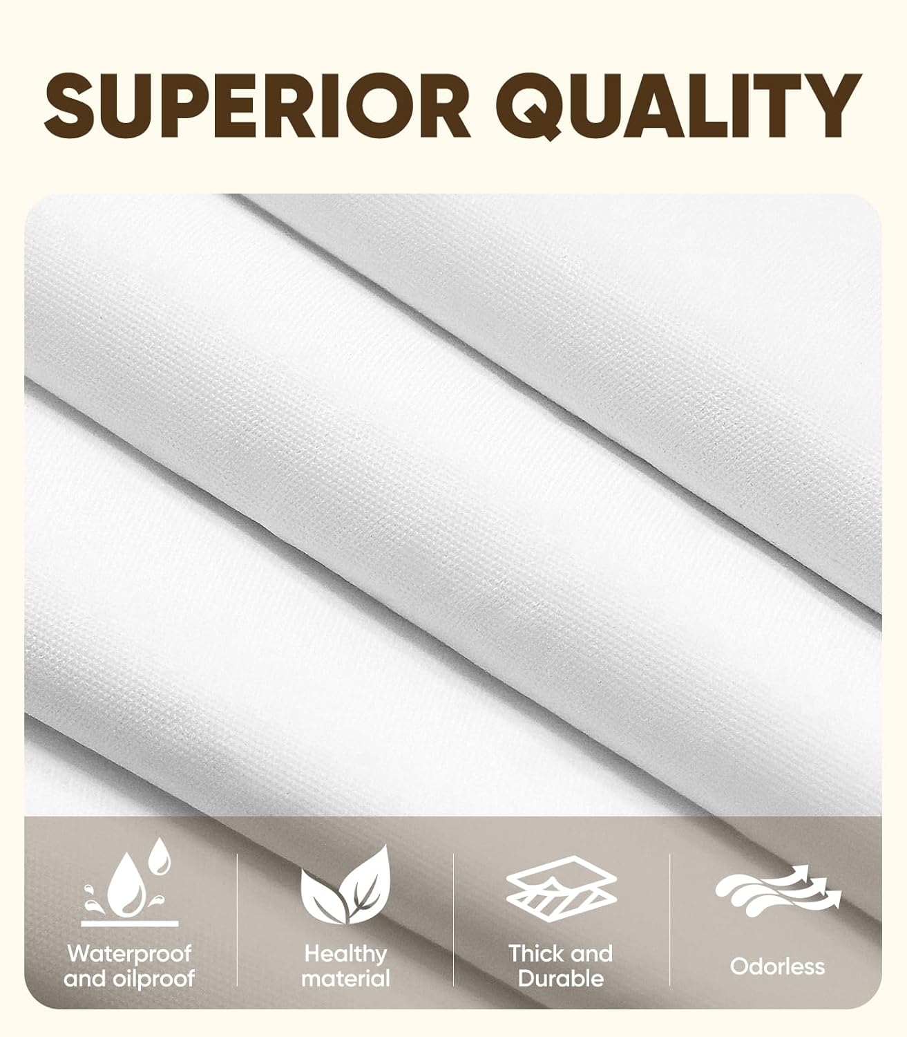 White Disposable Table Cloth 2-Pack 54x108 Inch