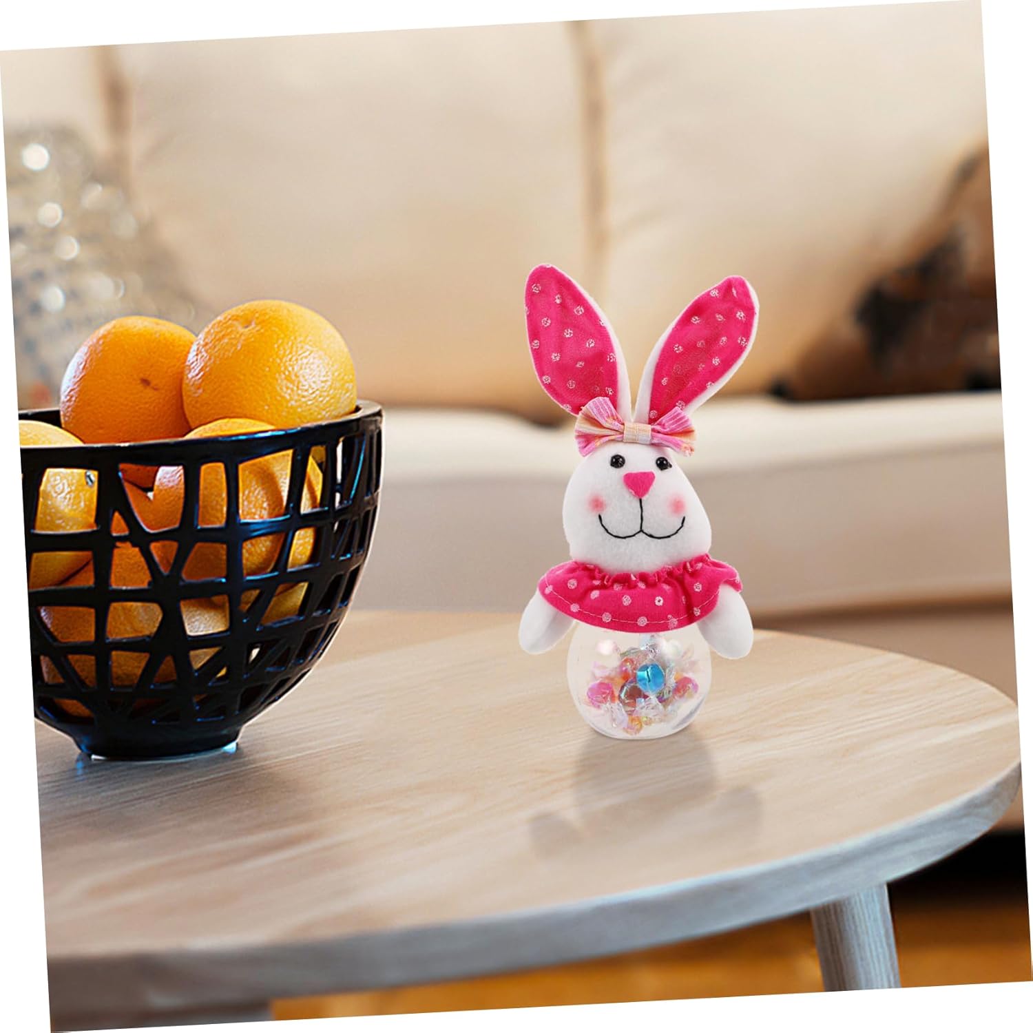 Garneck Easter Bunny Candy Jar for Parties and Celebrations
