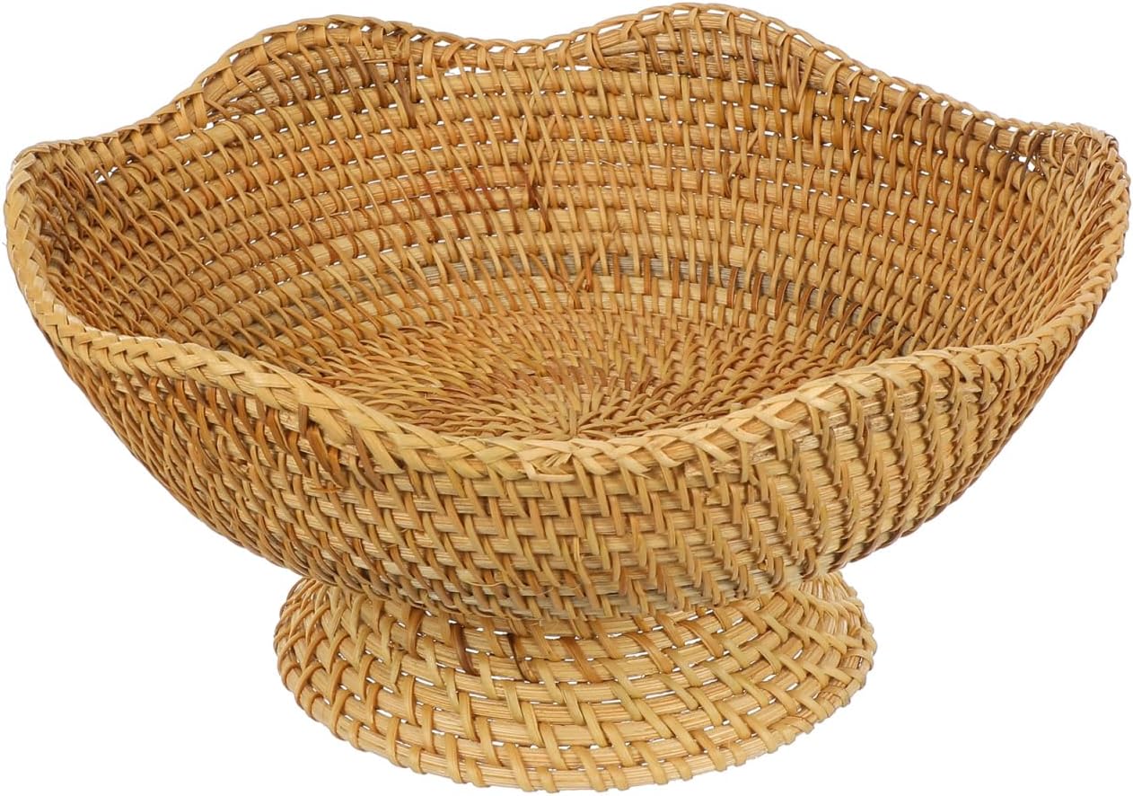 PRETYZOOM Rattan Fruit Bowl 98 Inches